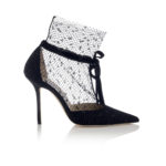 FIRA-100-SUEDE-W-POLKA-DOT-NET-W-VELVET-RIBBON-BLACK-BLACK