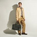 Weekender Khaki Suede Leather